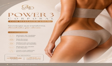 Power 3 corporal com massagem local