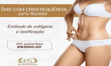 Ônix com criofrequência para flacidez